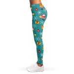 Christmas Santa Gift Pattern Print Women's Leggings
