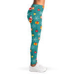 Christmas Santa Gift Pattern Print Women's Leggings