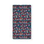 Christmas Santa Hats Pattern Print Baby Crib Sheet
