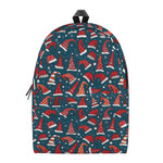 Christmas Santa Hats Pattern Print Backpack