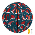 Christmas Santa Hats Pattern Print Basketball
