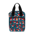 Christmas Santa Hats Pattern Print Bible Tote Bag