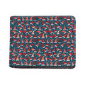 Christmas Santa Hats Pattern Print Bifold Wallet