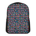 Christmas Santa Hats Pattern Print Casual Backpack