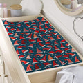Christmas Santa Hats Pattern Print Changing Pad Cover