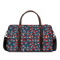 Christmas Santa Hats Pattern Print Duffel Bag
