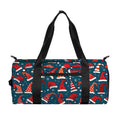 Christmas Santa Hats Pattern Print Gym Bag