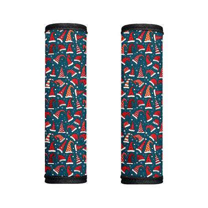Christmas Santa Hats Pattern Print Handle Covers