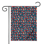 Christmas Santa Hats Pattern Print House Flag