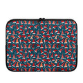 Christmas Santa Hats Pattern Print Laptop Sleeve