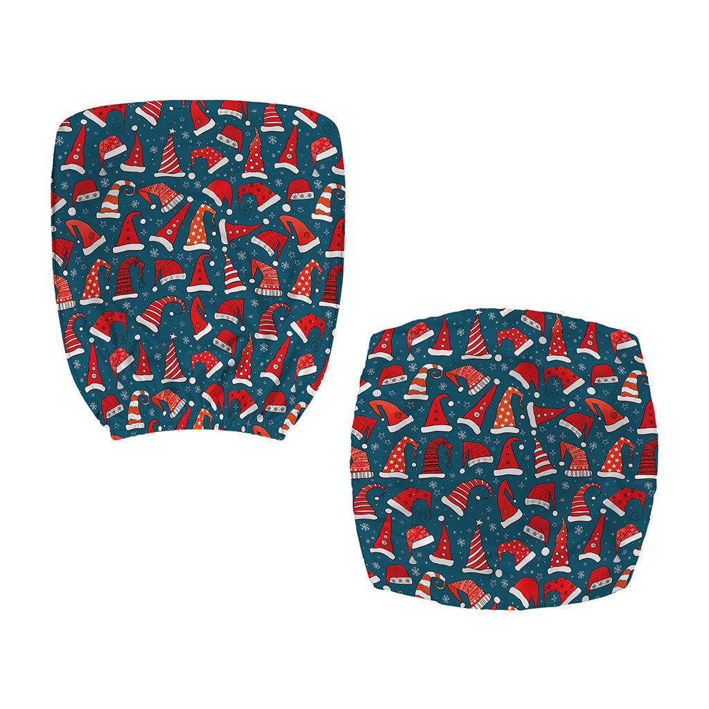 Christmas Santa Hats Pattern Print Office Chair Cover