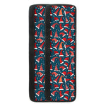 Christmas Santa Hats Pattern Print Refrigerator Handle Covers