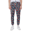 Christmas Santa Hats Pattern Print Joggers