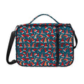 Christmas Santa Hats Pattern Print Shoulder Strap Bible Bag