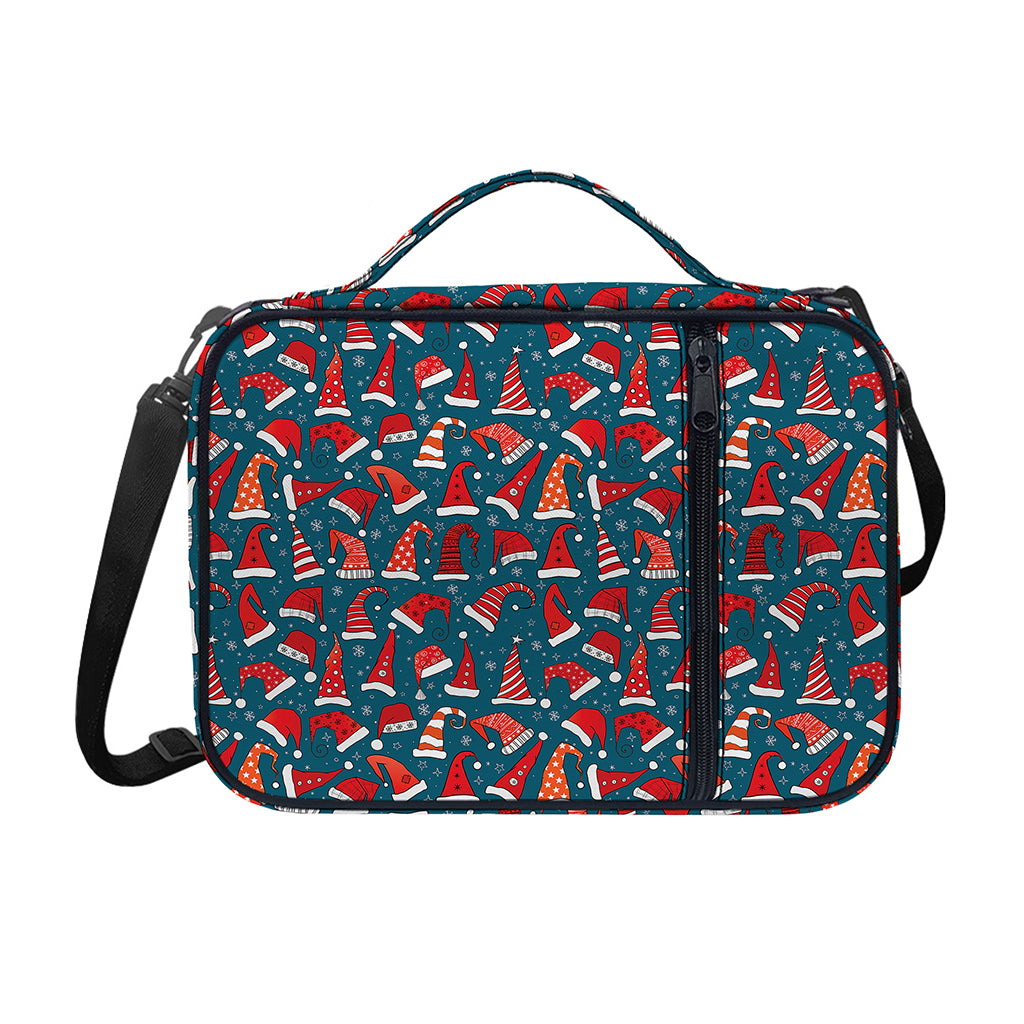 Christmas Santa Hats Pattern Print Shoulder Strap Bible Bag