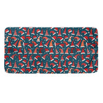 Christmas Santa Hats Pattern Print Towel