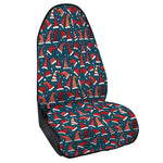 Christmas Santa Hats Pattern Print Waterproof Car Seat Cover