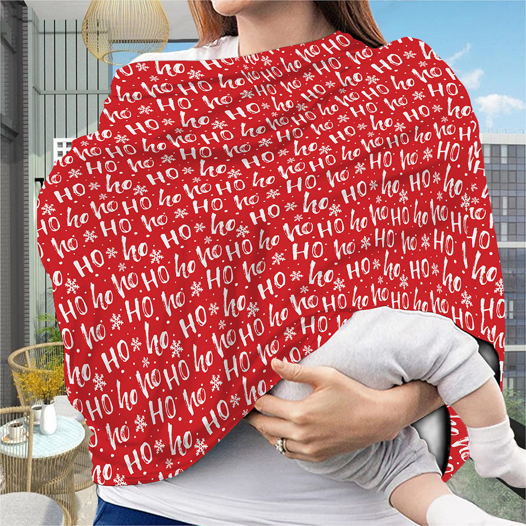 Christmas Santa Laugh Pattern Print Baby Seat Cover