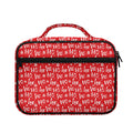 Christmas Santa Laugh Pattern Print Briefcase Bible Bag