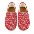 Christmas Santa Laugh Pattern Print Casual Shoes