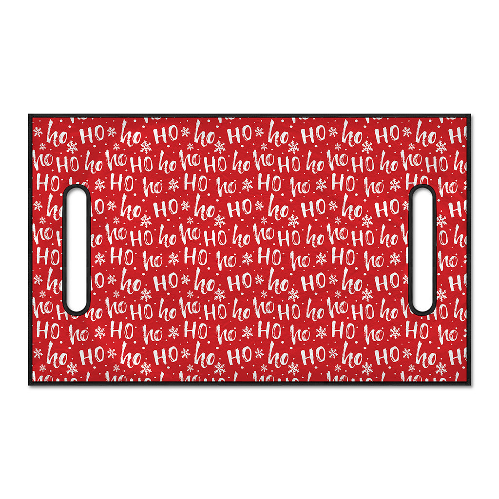 Christmas Santa Laugh Pattern Print Golf Cart Seat Cover