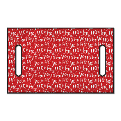 Christmas Santa Laugh Pattern Print Golf Cart Seat Cover