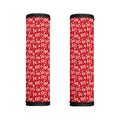 Christmas Santa Laugh Pattern Print Handle Covers