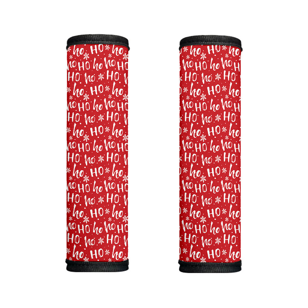 Christmas Santa Laugh Pattern Print Handle Covers