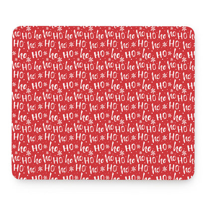 Christmas Santa Laugh Pattern Print Mouse Pad