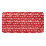 Christmas Santa Laugh Pattern Print Towel