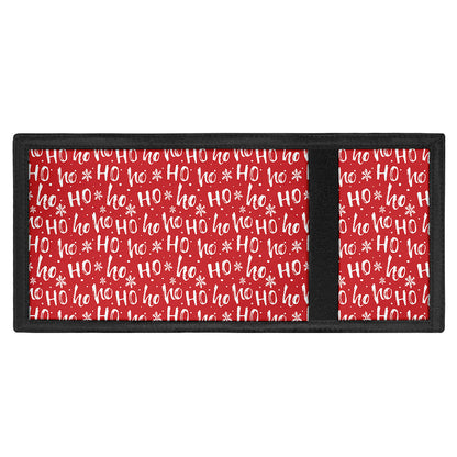 Christmas Santa Laugh Pattern Print Trifold Wallet