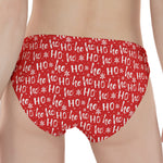 Christmas Santa Laugh Pattern Print Women's Panties