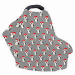 Christmas Santa Penguin Pattern Print Baby Seat Cover