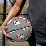 Christmas Santa Penguin Pattern Print Basketball