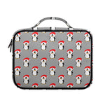 Christmas Santa Penguin Pattern Print Briefcase Bible Bag