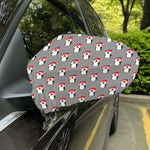 Christmas Santa Penguin Pattern Print Car Side Mirror Covers