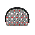 Christmas Santa Penguin Pattern Print Coin Purse