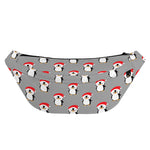 Christmas Santa Penguin Pattern Print Fanny Pack