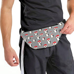 Christmas Santa Penguin Pattern Print Fanny Pack