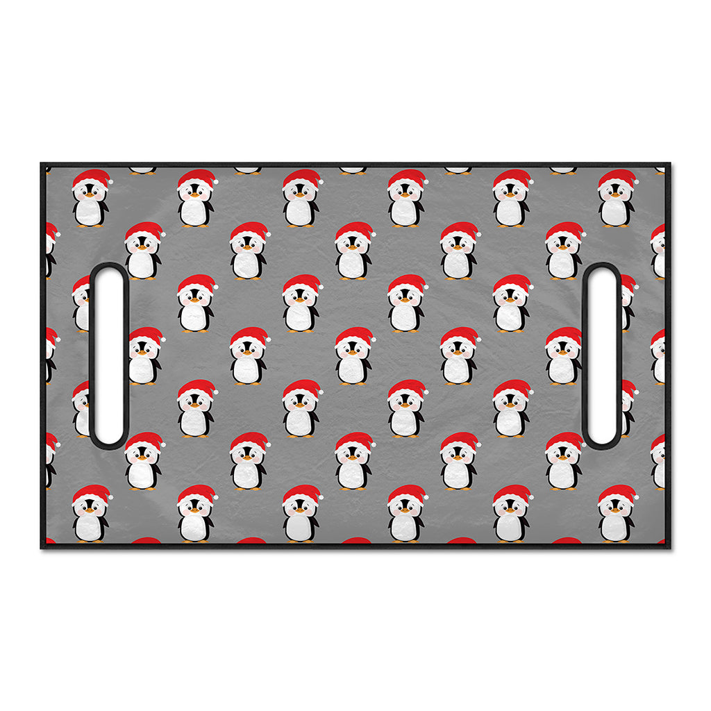Christmas Santa Penguin Pattern Print Golf Cart Seat Cover