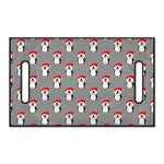 Christmas Santa Penguin Pattern Print Golf Cart Seat Cover