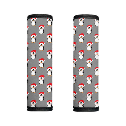 Christmas Santa Penguin Pattern Print Handle Covers