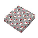 Christmas Santa Penguin Pattern Print Outdoor Seat Cushion Cover