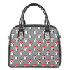 Christmas Santa Penguin Pattern Print Shoulder Handbag