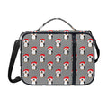 Christmas Santa Penguin Pattern Print Shoulder Strap Bible Bag