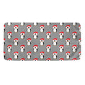 Christmas Santa Penguin Pattern Print Towel
