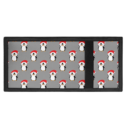 Christmas Santa Penguin Pattern Print Trifold Wallet
