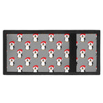 Christmas Santa Penguin Pattern Print Trifold Wallet