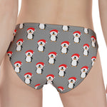 Christmas Santa Penguin Pattern Print Women's Panties