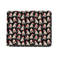 Christmas Santa Pug Pattern Print Bifold Wallet